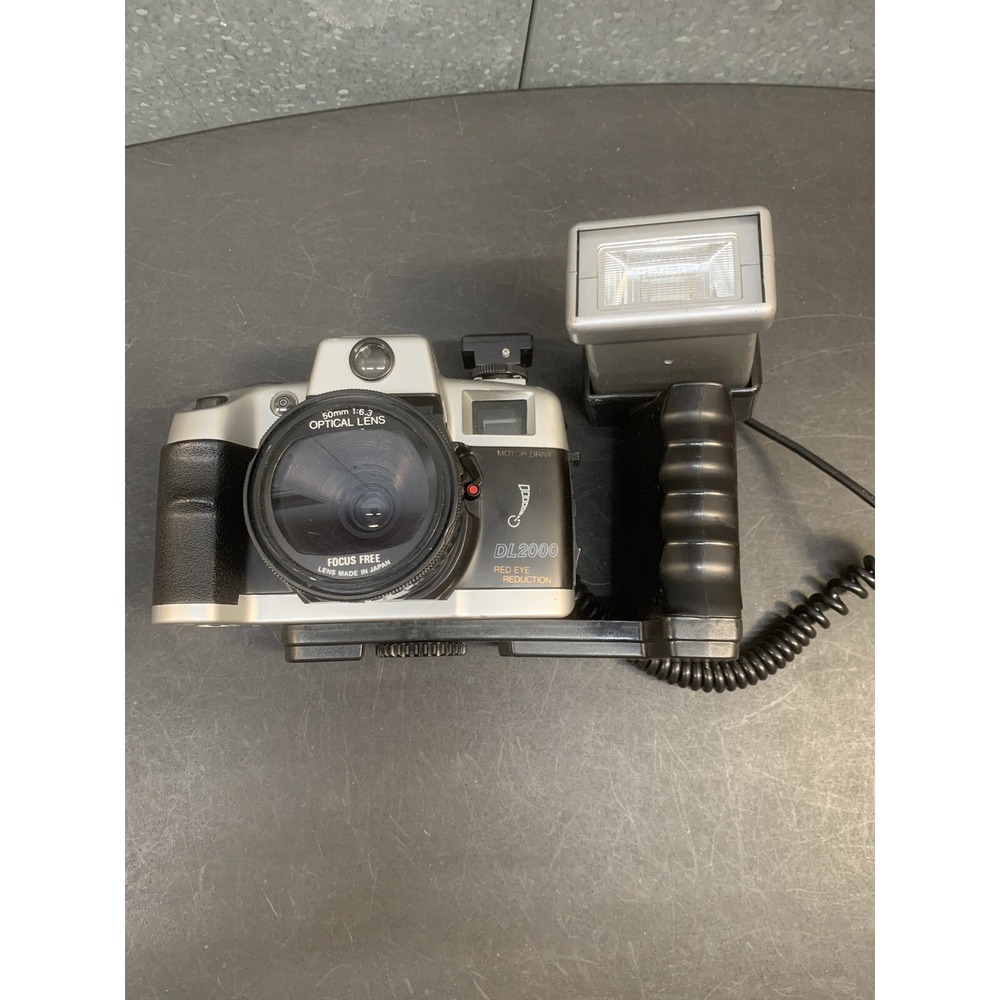 Vintage Olympia DL2000 Camera w/ 50mm flash - Untested